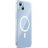 Baseus ��������� ���� Crystal Series ��� iPhone 14 Plus + ������������� ������ Tempered Glass (��������) - (ARSJ011102)