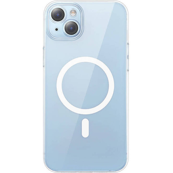 Baseus ��������� ���� Crystal Series ��� iPhone 14 Plus + ������������� ������ Tempered Glass (��������) - (ARSJ011102)