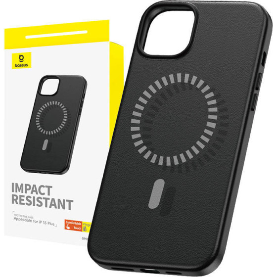 Baseus ��������� ���� ��������� Fauxther Series ��� iPhone 15 Plus (�����) - (P60157305113-02)