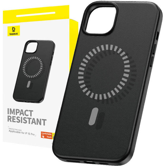Baseus ��������� ���� ��������� Fauxther Series ��� iPhone 15 Pro (�����) - (P60157305113-01)
