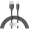 Baseus Kabel USB do Lightning Jelly, 2,4A 1,2m (czarny) - (CAGD000001)