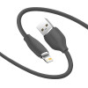 Baseus Kabel USB do Lightning Jelly, 2,4A 1,2m (czarny) - (CAGD000001)