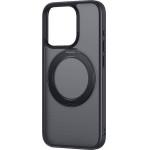 Baseus Phone Case SkyRing Magnetic with Stand for iP 13 Pro + tempered-glass and cleaning kit (black) - (P60161004101-03)