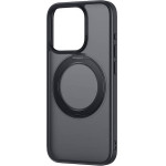 Baseus Phone Case SkyRing Magnetic with Stand for iP 14 Pro Max + tempered-glass and cleaning kit (black) - (P60161005101-04)
