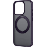 Baseus Phone Case SkyRing Magnetic with Stand for iP 14 Pro Max + tempered-glass and cleaning kit (purple) - (P60161005511-02)