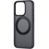 Baseus Phone Case with Stand SkyRing 360� for iP 15 +tempered-glass and cleaning kit (black) - (P60161006101-04)