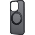 Baseus Phone Case with Stand SkyRing 360� for iP 15 +tempered-glass and cleaning kit (black) - (P60161006101-04)
