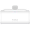 Baseus Powerbank Compact 5000mAh, 20W, USB-C (bialy) - (P10068306213-00)