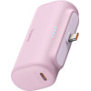 Baseus Powerbank Compact USB-C 5000mAh, 20W (pink) - (P10068306413-00)