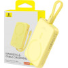 Baseus Powerbank magnetyczny Magnetic Mini 10000mAh, USB-C 20W MagSafe (zolty) - (P10022109Y23-00)
