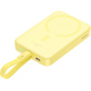 Baseus Powerbank magnetyczny Magnetic Mini 10000mAh, USB-C 20W MagSafe (zolty) - (P10022109Y23-00)