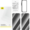 Baseus privacy tempered glass Superior for iP 11Pro/X/XS +2x cleaning kit i EasyStick - (P60073907201-04)