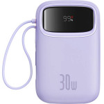 Baseus QPow 2 10000mAh 30W 2xUSB-C powerbank (purple) - (P10055008513-00)