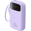 Baseus QPow 2 10000mAh 30W 2xUSB-C powerbank (purple) - (P10055008513-00)
