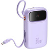 Baseus QPow 2 10000mAh 30W 2xUSB-C powerbank (purple) - (P10055008513-00)