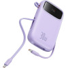 Baseus QPow 2 20000mAh 30W 2xUSB-C powerbank (purple) - (P10055009513-00)