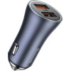 Baseus ��������� ����������� Golden Contactor Pro, 2xUSB, 40W �� ������� USB �� USB-C 1m (����/�����) - (TZCCJD-A0G)
