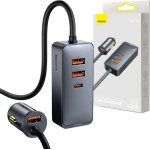 Baseus ��������� ����������� Share Together �� ������� ����������, 3x USB, USB-C, 120W (����) - (CCBT-B0G)