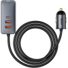 Baseus ��������� ����������� Share Together �� ������� ����������, 3x USB, USB-C, 120W (����) - (CCBT-B0G)