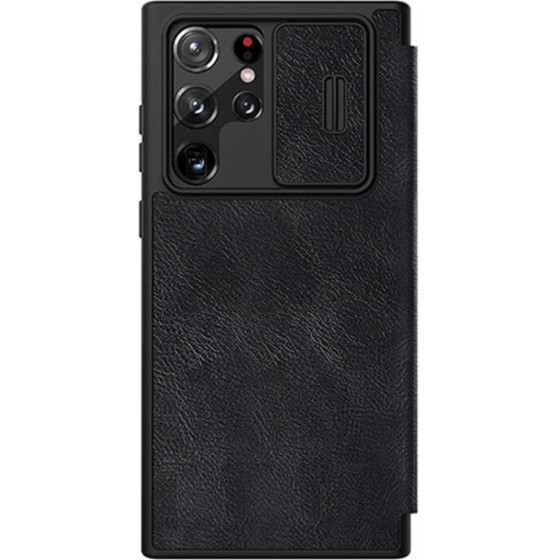 Nillkin Case Qin Leather Pro for SAMSUNG S22 Ultra (black)