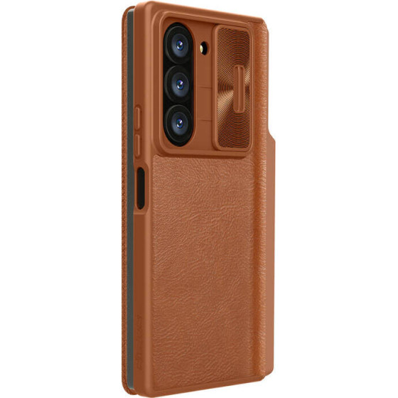 Nillkin Etui Qin Pro Leather Samsung Galaxy Z Fold 6 5G (brazowy)