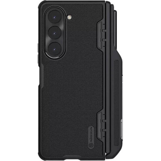 Nillkin Etui Super Frosted Shield Fold-Pen z uchwytem na dlugopis i stojakiem do Samsung Galaxy Z Fold 5 (czarne)