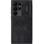 Nillkin Qin Leather Pro case for SAMSUNG S23 Ultra (black)
