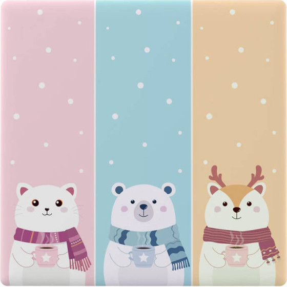 Sonoff Decorative cover / cap for T5 Cartoon 3C touch switch - (T5-3C-86-cartoon)