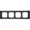 Sonoff Frame for switch M5 80 quadruple 4-fold (graphite/black) - (M5-4C-80-F)