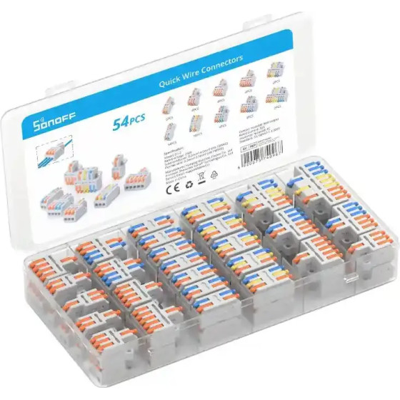Sonoff Wire Splicing Connector pack (54 pcs) - (D1_2)