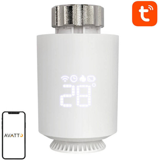 Avatto ������� ������� ���������� ��� ���� ��������� Zigbee 3.0 Tuya (�����) - (TRV06)