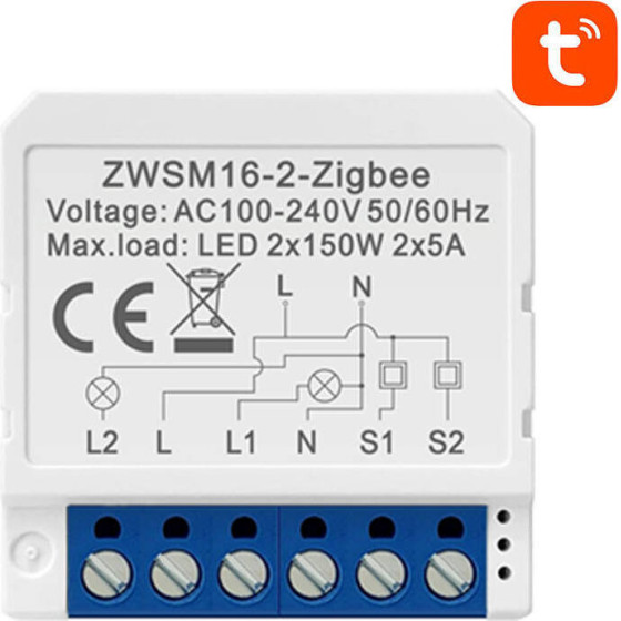 Avatto Smart Switch Module Zigbee Tuya - (ZWSM16-W2)