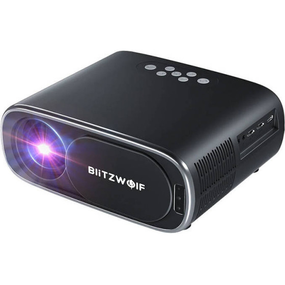 BlitzWolf Projector 1080p LED, Wi-Fi �� Bluetooth ��� ������������ ����� (�����) - (BW-V4)