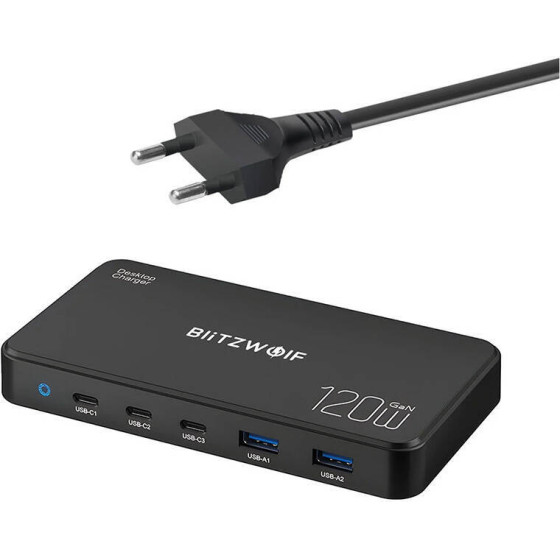 BlitzWolf ��������� Gan 5��1 120W (�����) - (BW-i100)