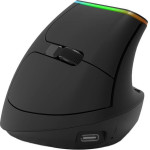 Delux �������� ������� Vertical BT/2.4G 4000DPi Rgb (�����) - (M618DB)