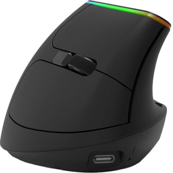 Delux �������� ������� Vertical BT/2.4G 4000DPi Rgb (�����) - (M618DB)