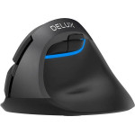Delux Wireless Vertical Mouse BT+2.4G 2400DPi (black) - (M618MIni DB)