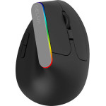 Delux Wireless Vertical Mouse M618C 2.4G 1600DPi Rgb (black) - (M618C Black)