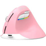Delux Wireless Vertical Mouse M618MIni Db BT+2.4G 2400DPi (pink) - (M618 Mini Pink)