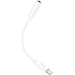 Foneng Audio Cable 3.5mm Jack To Iphone BM20 (white) - (BM20 White)