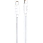 Foneng XS02 60W USB-C To USB-C cable, 1.2m (white) - (XS02 C-C white)