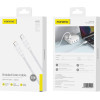Foneng XS02 60W USB-C To USB-C cable, 1.2m (white) - (XS02 C-C white)