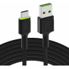 Green Cell Cable Usb - USB-C Gc Ray, 120cm, Green LED, With Ultra Charge, Qc 3.0 - (KABGC06)