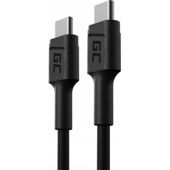 Green Cell Cable USB-C - USB-C Gc 30cm, With Power Delivery (60W) And Ultra Charge, Qc 3.0 - (KABGC31)