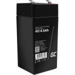 Green Cell Maintenance-Free Agm Vrla 4V 4Ah Battery (For Alarm system, Cash register, toy) - (AGM37)