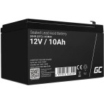 Green Cell Maintenance-Free Agm Vrla Battery 12V 10Ah (For Emergency Power supplies, Backup Power systems) - (AGM48)