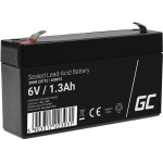 Green Cell Maintenance-Free Agm Vrla Battery 6V 1.3Ah (For Alarm system, Cash register, toy) - (AGM13)