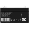 Green Cell Maintenance-Free Agm Vrla Battery 6V 1.3Ah (For Alarm system, Cash register, toy) - (AGM13)