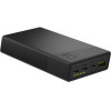 Green Cell Power Bank , Powerplay 20000mAh, 22.5W (czarny) - (PBGC03S)