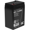 Green Cell Rechargeable Battery Agm 6V 5Ah Maintenancefree For Ups Alarm - (AGM11)